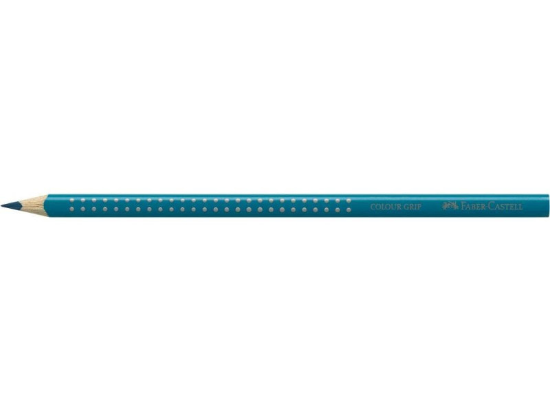 FABER-CASTELL Crayon de couleur Colour GRIP, bleu lagune