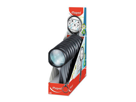 Maped Loupe avec poignée, rond, diamètre: 75 mm,