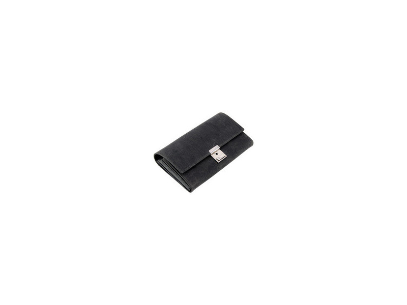 Alassio Portefeuille de serveur, en cuir velours, brun