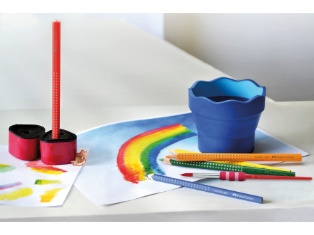 FABER-CASTELL Crayon de couleur Colour GRIP, rouge pastèque