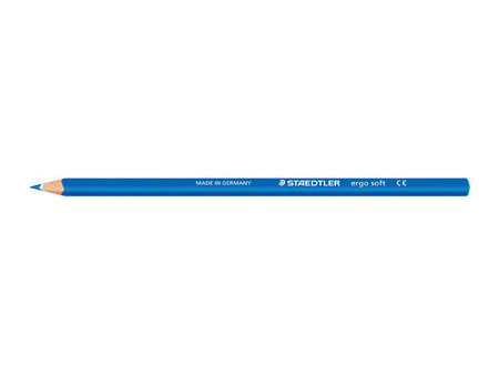 STAEDTLER Crayon de couleur ergosoft, bleu
