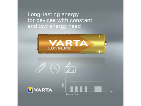 VARTA Pile alcaline 'Longlife' BIG BOX, Mignon (AA)