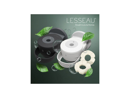 LESSEAU Distributeur manuel pour savon dur, noir