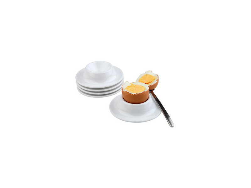 APS Coquetier EGGY, en mélamine, blanc, set de 4
