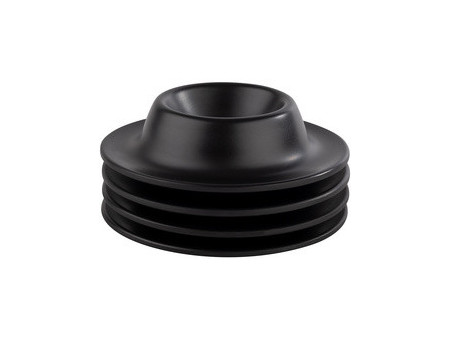 APS Coquetier EGGY, en mélamine, set de 4, noir