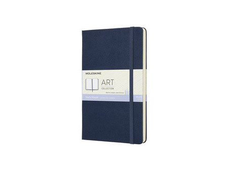 MOLESKINE Carnet de croquis, L/A5, 165 g/m2, rigide, bleu