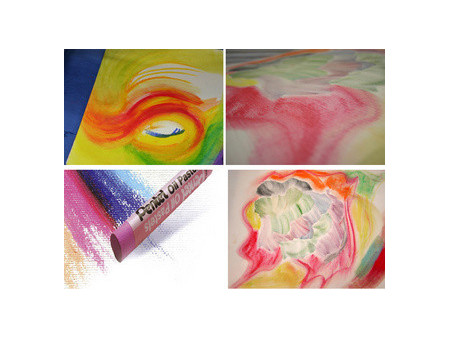 PentelArts Pastels à huile PHN4, étui en plastique de 12