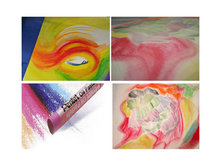PentelArts Pastels à huile PHN4, étui en plastique de 25
