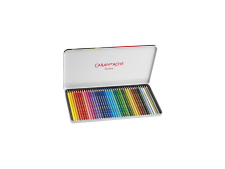 CARAN D'ACHE Crayon de couleur PRISMALO Aquarelle, 40 pièces