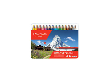 CARAN D'ACHE Crayon de couleur PRISMALO Aquarelle, 40 pièces