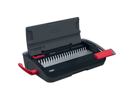 GBC Perforelieuse CombBind CB12, noir/rouge/argent