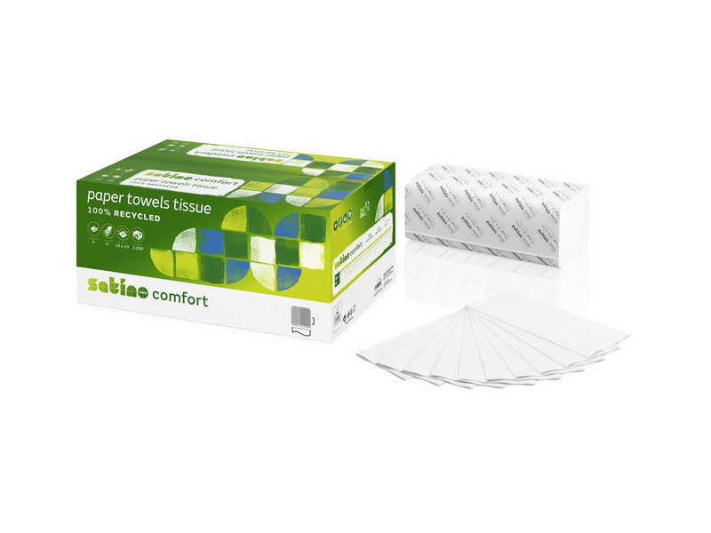 satino by wepa Papier essuie-mains Comfort, 250 x 320 mm