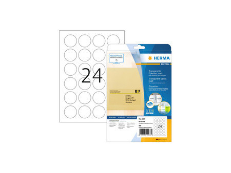 HERMA Etiquette fermoir SPECIAL, transparent