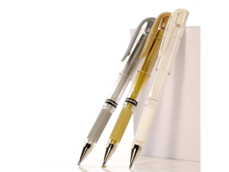 uni-ball Stylo roller à encre gel SIGNO broad UM-153, étui
