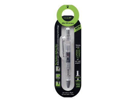 TOMBOW Stylo à bille rétractable 'AirPress Pen', transparent