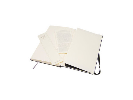 MOLESKINE Carnet de musique, L/A5, 100g/m2, rigide, noir