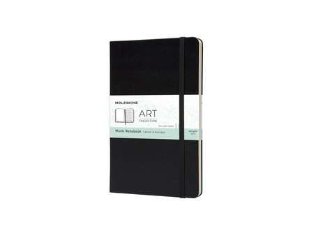 MOLESKINE Carnet de musique, L/A5, 100g/m2, rigide, noir