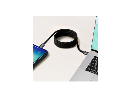 LogiLink Câble magnétique charge & données, USB-C, 1,5 m