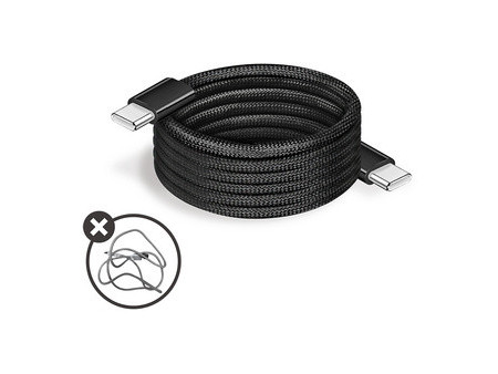 LogiLink Câble magnétique charge & données, USB-C, 1,5 m