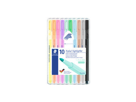 STAEDTLER Surligneur 'triplus highlighter', étui de 10