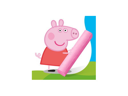 STAEDTLER Craie de trottoir Noris junior Peppa, étui de 6