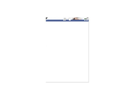kangaro Bloc papier pour tableau, 50 feuilles, uni/quadrillé