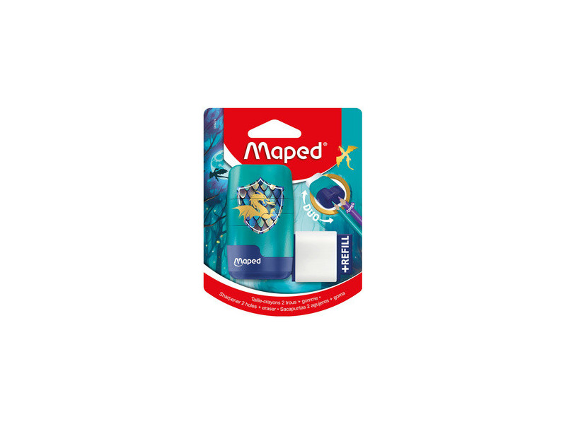 Maped Combi gomme-taille-crayon DRAGON