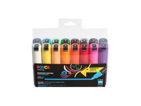 POSCA Marqueur à pigment PC-7M, étui de 8