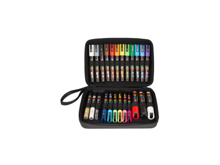 POSCA Marqueur à pigment, mallette de 24 pièces