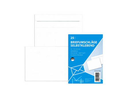 MAILmedia Enveloppe offset DL, sans fenêtre, blanc