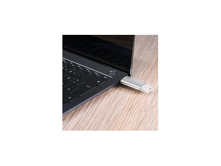 hama Clé USB 3.0/3.1 'C-Laeta', 256 GB, argent