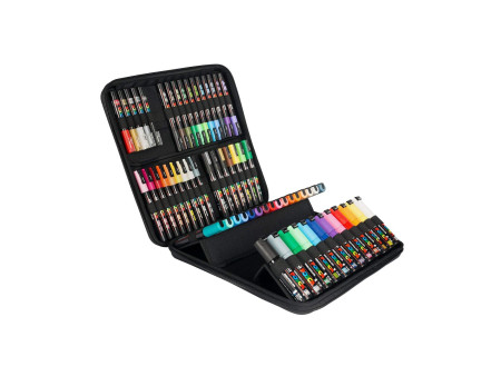 POSCA Marqueur à pigment, mallette de 60 pièces