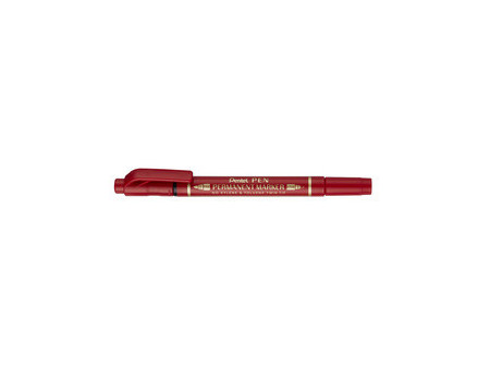 Pentel Marqueur permanent Pen, double pointe, noir