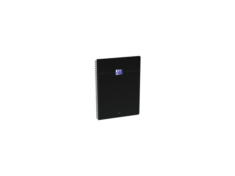 Oxford Cahier reliure souple Smart, A4, Seyès, noir