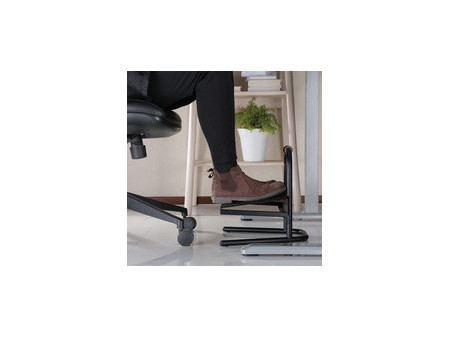 LogiLink Repose-pieds, réglable en hauteur, noir