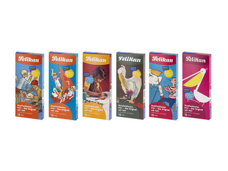 Pelikan Boîte de peinture K12 Retro Edition, 12 couleurs