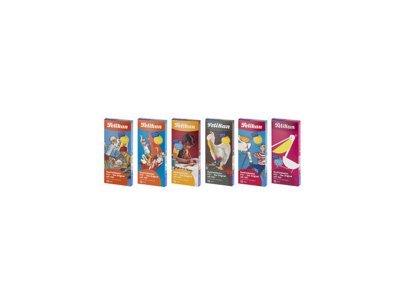 Pelikan Boîte de peinture K12 Retro Edition, 12 couleurs