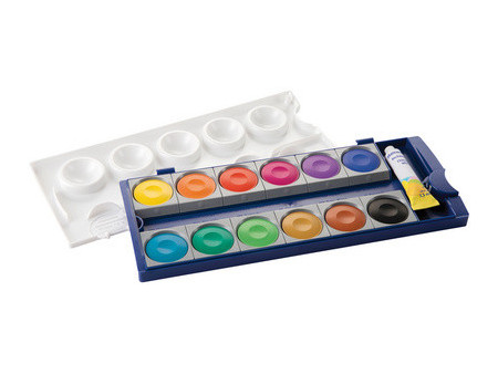 Pelikan Boîte de peinture K12 Retro Edition, 12 couleurs
