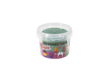 EBERHARD FABER Pâte à modeler, boîte de 100 g, vert pailleté