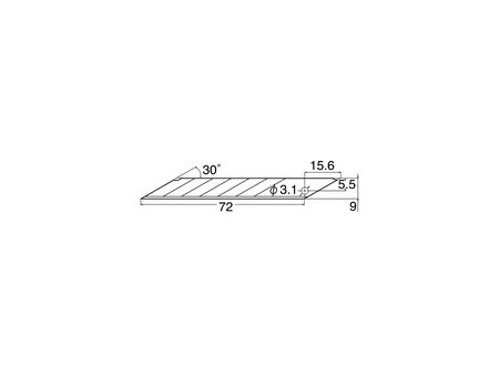 NT Lames de rechange BA-170 pour cutter, 9 mm