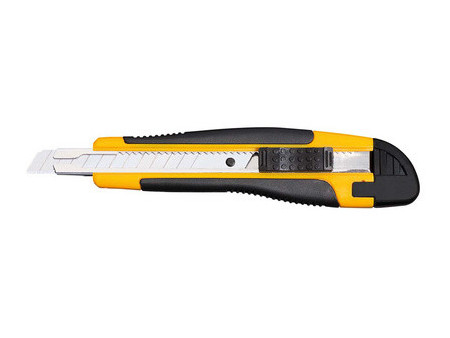 WEDO Cutter universel, lame: 18 mm, noir/jaune