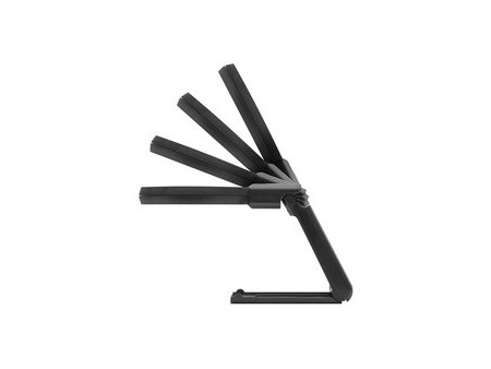 WEDO Loupe avec lumière LED et pied pliable, noir