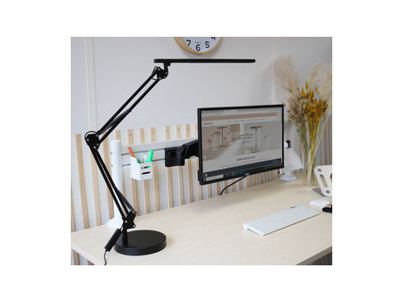 UNiLUX Lampe de bureau à LED SWINGOLED 2.0, noir