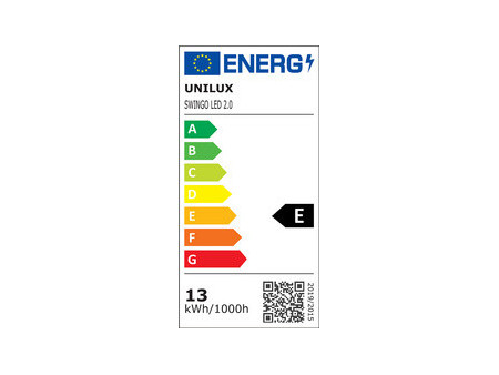 UNiLUX Lampe de bureau à LED SWINGOLED 2.0, noir