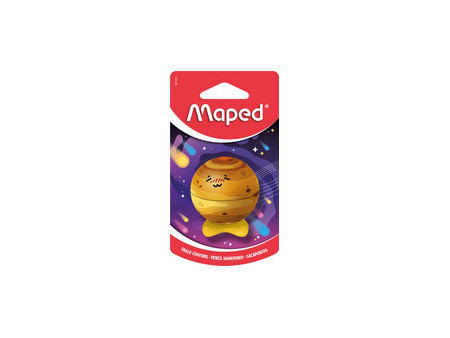 Maped Taille-crayon PLANET, métallique, carte blister