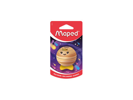 Maped Taille-crayon PLANET, métallique, carte blister
