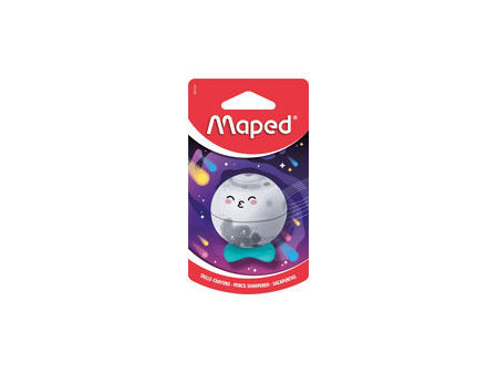 Maped Taille-crayon PLANET, métallique, carte blister