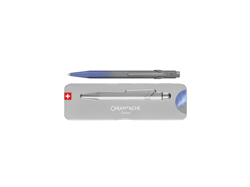 CARAN D'ACHE Stylo à bille rétractable 849 Violet Marin