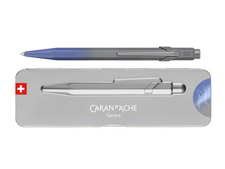 CARAN D'ACHE Stylo à bille rétractable 849 Bleu Orage