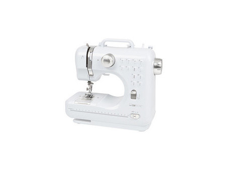 CLATRONIC Machine à coudre NM 3795, blanc / argent